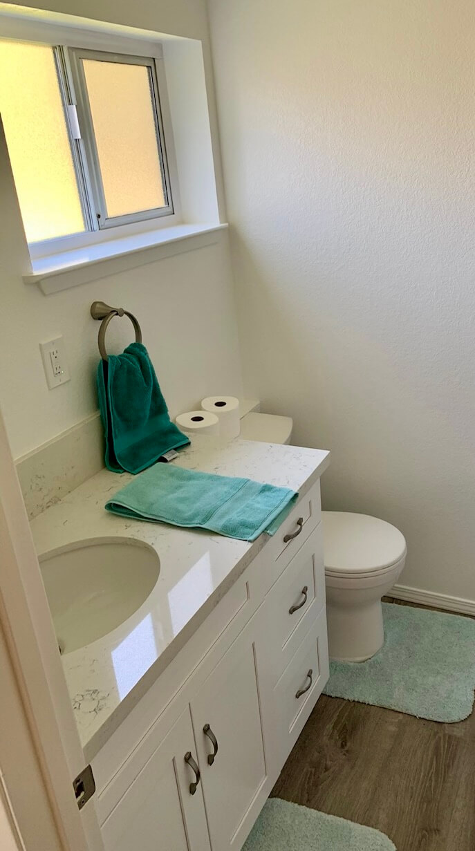 Bathroom after remodel